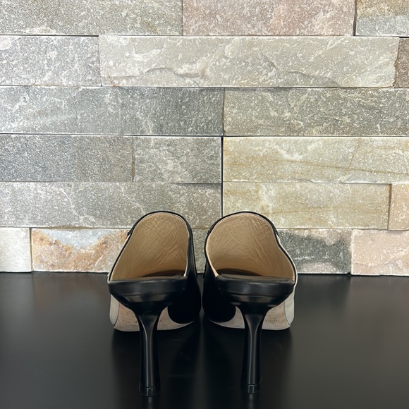 JIMMY CHOO Marcel 85mm Snake-effect Leather Mules - Picture 10 of 17